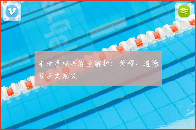 年世界杯决赛全解析:荣耀、遗憾与历史意义